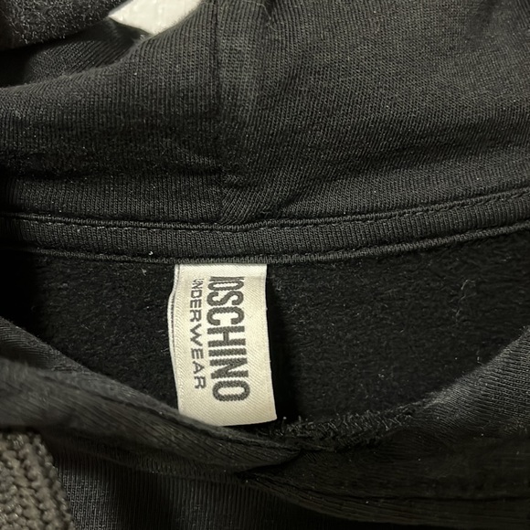 Moschino logo black hoodie regular fit - Picture 4 of 5